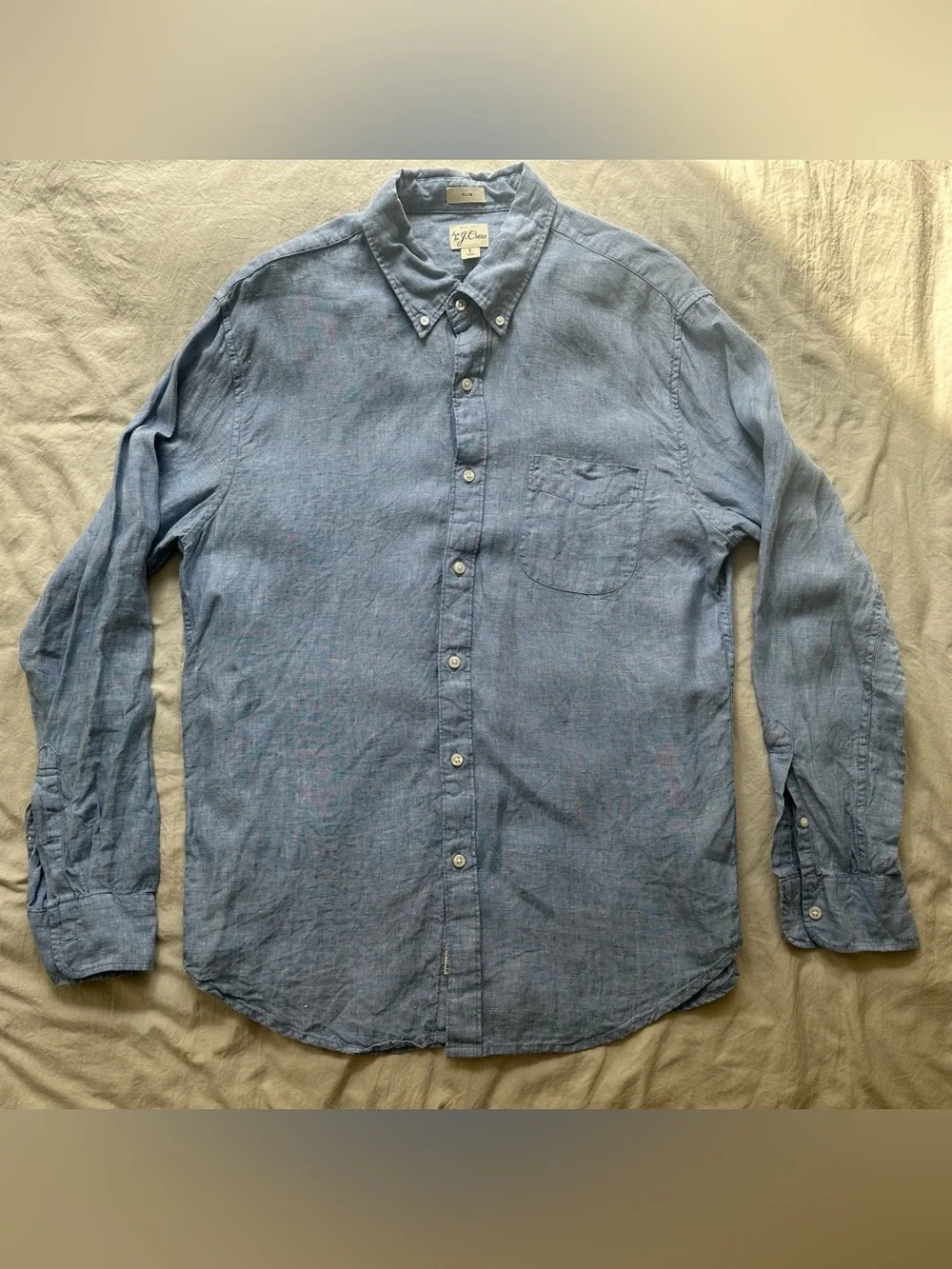 Jcrew Baird Mcnutt linen slim large shirt men’s